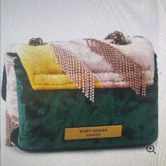 Kurt Geiger London Nano Kensington Fringe Convertible Crossbody Bag - Picture 13 of 17